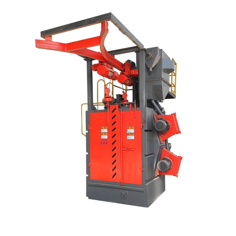 Hook Type Hanging Sand Blasting Machine Overhead Chain Shot Blasting Búnaður